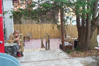 Brooke tries a blushing margarita. Click to enlarge.